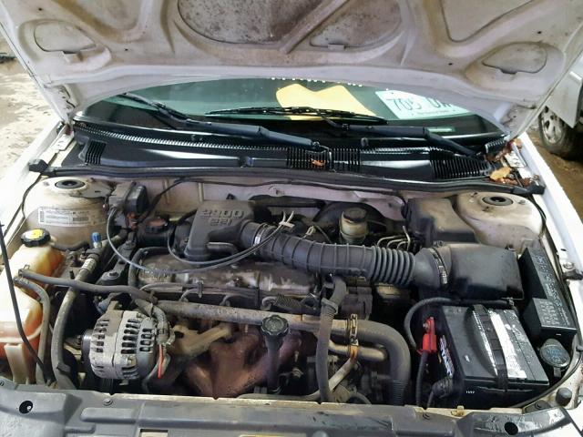 1G1JF5241Y7459159 - 2000 CHEVROLET CAVALIER L WHITE photo 7