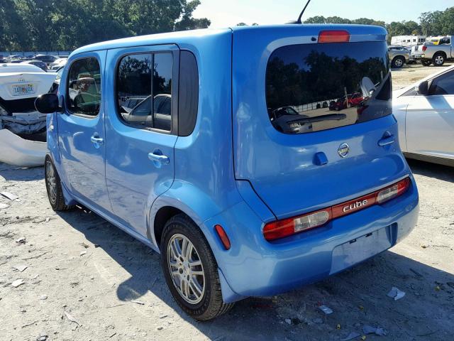 JN8AZ2KR5CT251332 - 2012 NISSAN CUBE BASE BLUE photo 3