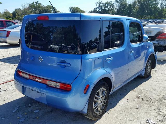 JN8AZ2KR5CT251332 - 2012 NISSAN CUBE BASE BLUE photo 4