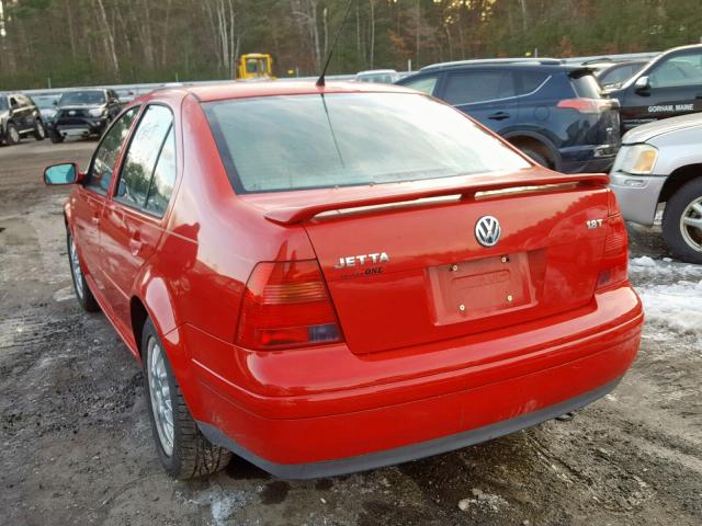 3VWPD69M41M130774 - 2001 VOLKSWAGEN JETTA WOLF RED photo 3