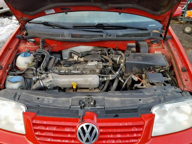 3VWPD69M41M130774 - 2001 VOLKSWAGEN JETTA WOLF RED photo 7