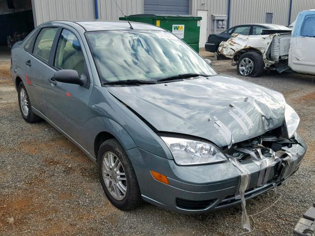 1FAHP34N36W195061 - 2006 FORD FOCUS ZX4 BLUE photo 1