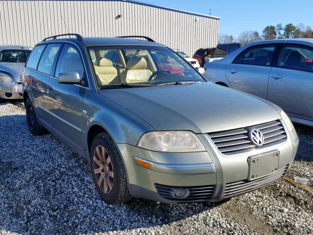 WVWVD63B63E306198 - 2003 VOLKSWAGEN PASSAT GLS GREEN photo 1