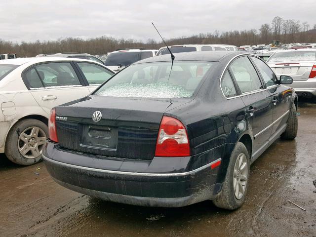 WVWPD63B74E163806 - 2004 VOLKSWAGEN PASSAT GLS BLACK photo 4