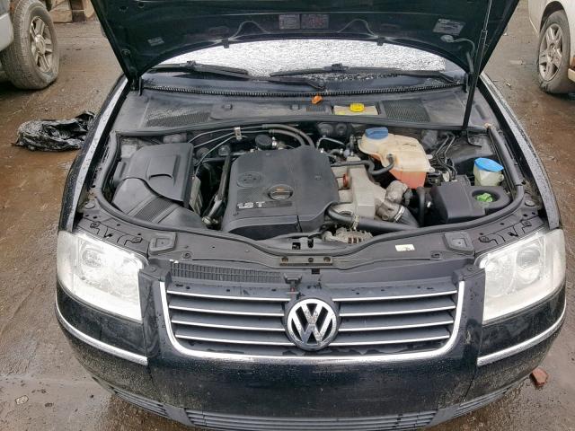 WVWPD63B74E163806 - 2004 VOLKSWAGEN PASSAT GLS BLACK photo 7