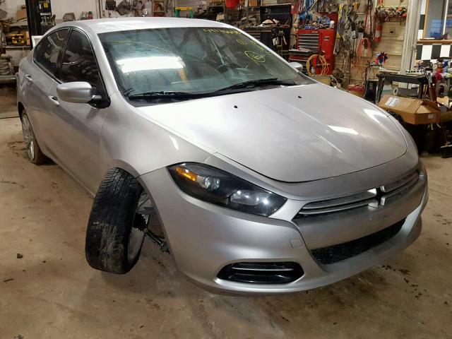 1C3CDFBAXDD266476 - 2013 DODGE DART SXT SILVER photo 1