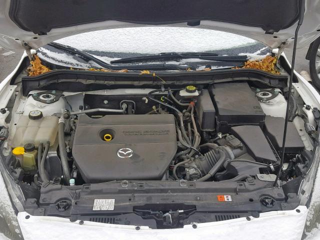 JM1BL1S50A1229854 - 2010 MAZDA 3 S WHITE photo 7