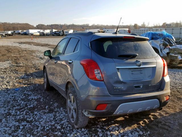 KL4CJBSB7DB186693 - 2013 BUICK ENCORE CON GRAY photo 3