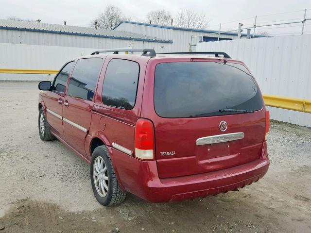 5GADV23LX5D270231 - 2005 BUICK TERRAZA CX BURGUNDY photo 3