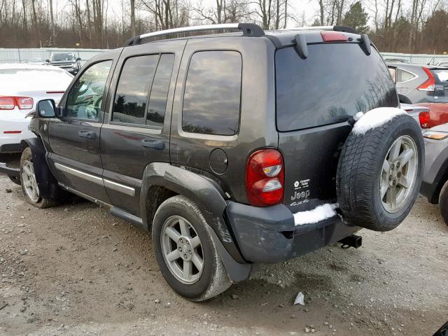 1J4GL58K15W590457 - 2005 JEEP LIBERTY LI BLACK photo 3