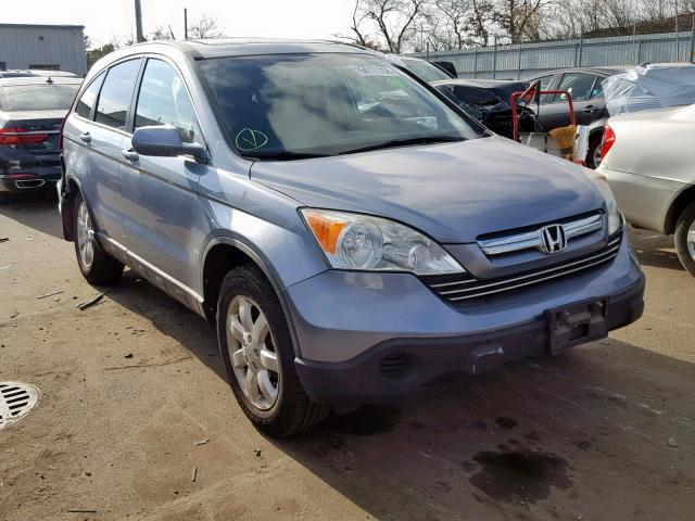 5J6RE48789L063015 - 2009 HONDA CR-V EXL BLUE photo 1