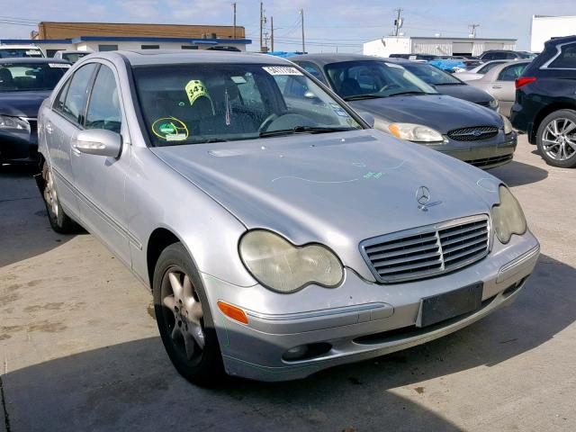 WDBRF61J91F033172 - 2001 MERCEDES-BENZ C 240 SILVER photo 1