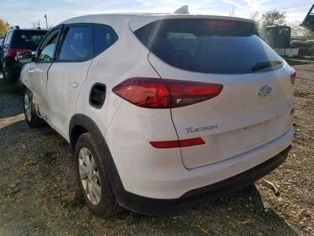 KM8J2CA47KU866884 - 2019 HYUNDAI TUCSON SE WHITE photo 3