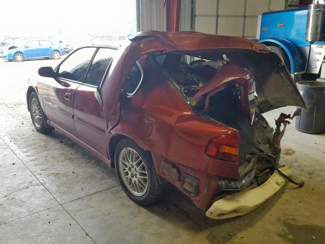 4S3BE625846200312 - 2004 SUBARU LEGACY L S MAROON photo 3