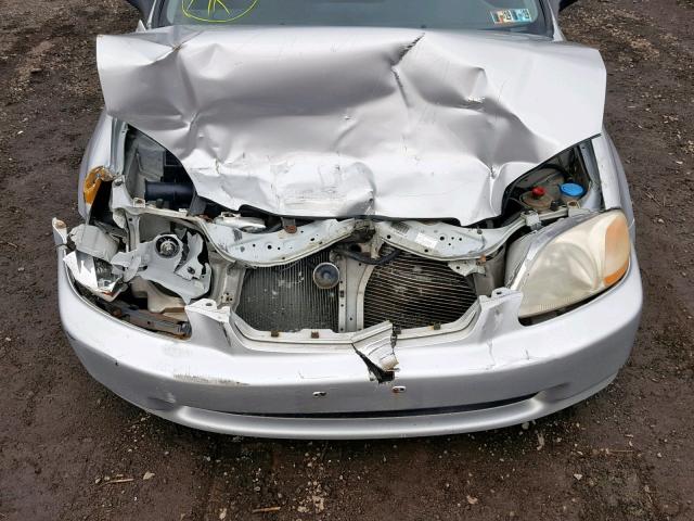 2HGEJ6428WH110074 - 1998 HONDA CIVIC CX SILVER photo 7