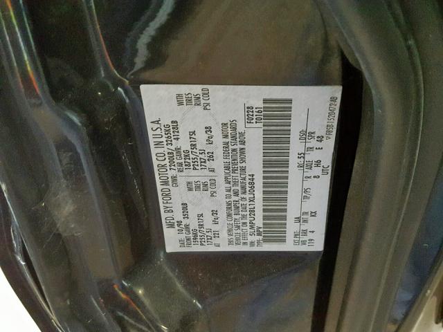 5LMPU28L1XLJ06844 - 1999 LINCOLN NAVIGATOR 黑色 照片 10