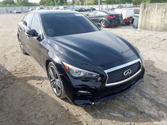 JN1BV7AP3FM351536 - 2015 INFINITI Q50 BASE BLACK photo 1