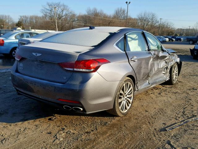 KMHGN4JF4FU068938 - 2015 HYUNDAI GENESIS 5. GRAY photo 4