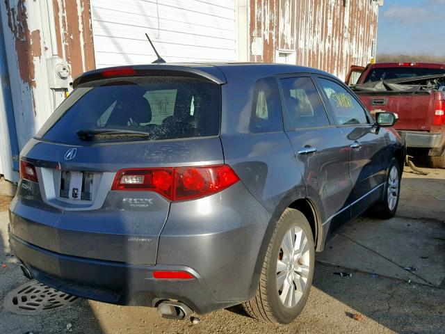 5J8TB1H2XCA001224 - 2012 ACURA RDX GRAY photo 4