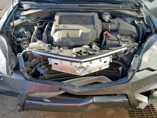 5J8TB1H2XCA001224 - 2012 ACURA RDX GRAY photo 7