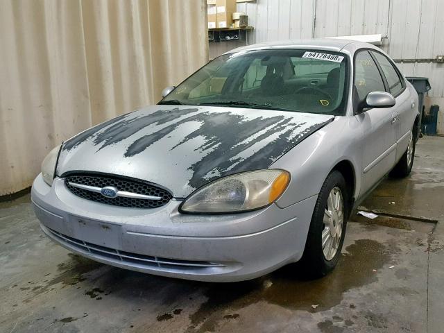 1FAFP56U96A219514 - 2006 FORD TAURUS SEL SILVER photo 2