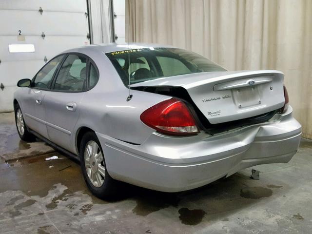 1FAFP56U96A219514 - 2006 FORD TAURUS SEL SILVER photo 3