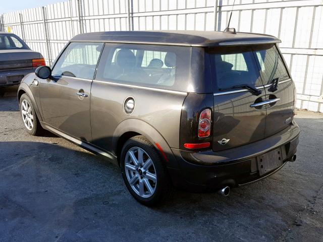 WMWZG3C54BTY31334 - 2011 MINI COOPER S C GRAY photo 3