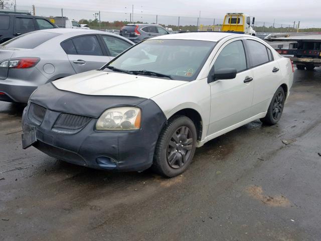 4A3AB26F25E026399 - 2005 MITSUBISHI GALANT DE WHITE photo 2