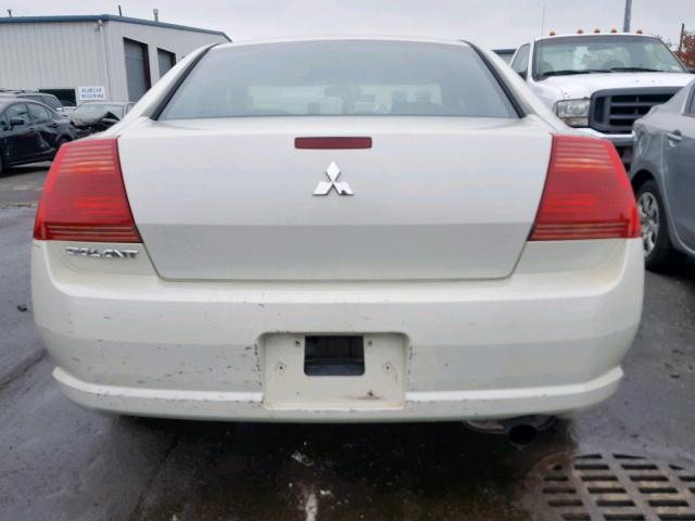 4A3AB26F25E026399 - 2005 MITSUBISHI GALANT DE WHITE photo 9