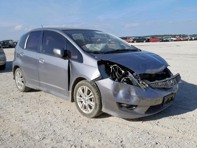 JHMGE8G47AS000878 - 2010 HONDA FIT SPORT SILVER photo 1