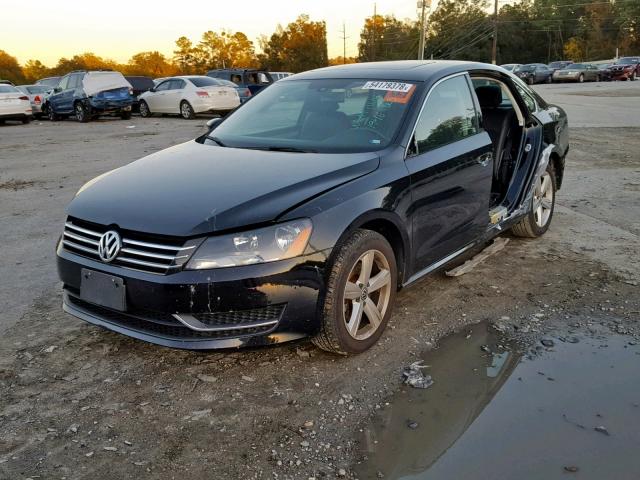 1VWBP7A33DC059261 - 2013 VOLKSWAGEN PASSAT SE BLACK photo 2