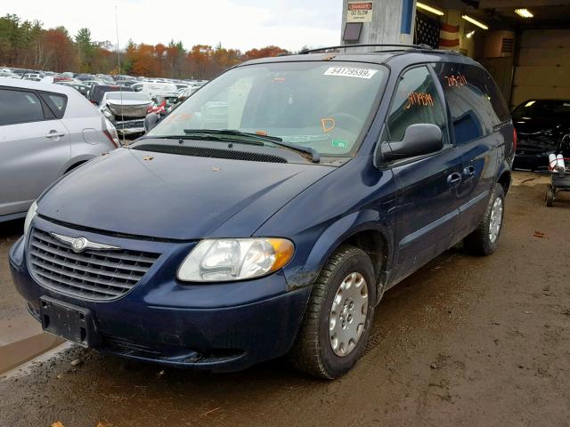 1C4GP45R54B569106 - 2004 CHRYSLER TOWN & COU BLUE photo 2