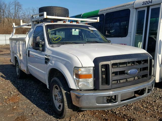 1FDWF34588EA71201 - 2008 FORD F350 SRW S WHITE photo 1