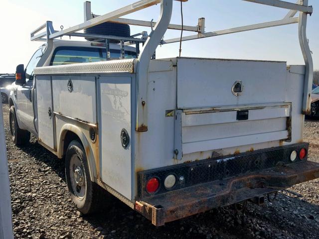 1FDWF34588EA71201 - 2008 FORD F350 SRW S WHITE photo 3