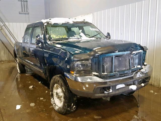 1FTSW31F0XEA09807 - 1999 FORD F350 SRW S GREEN photo 1