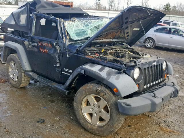 1J4AA2D11BL622506 - 2011 JEEP WRANGLER S BLACK photo 9