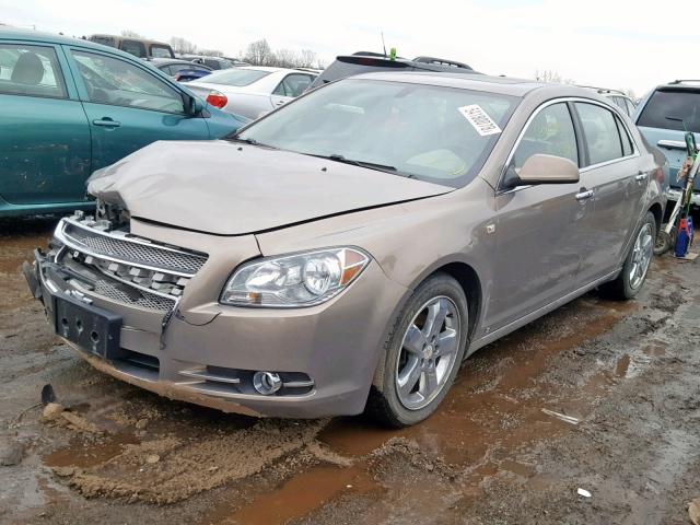 1G1ZK57B38F284845 - 2008 CHEVROLET MALIBU LTZ ყავისფერი ფოტო 2