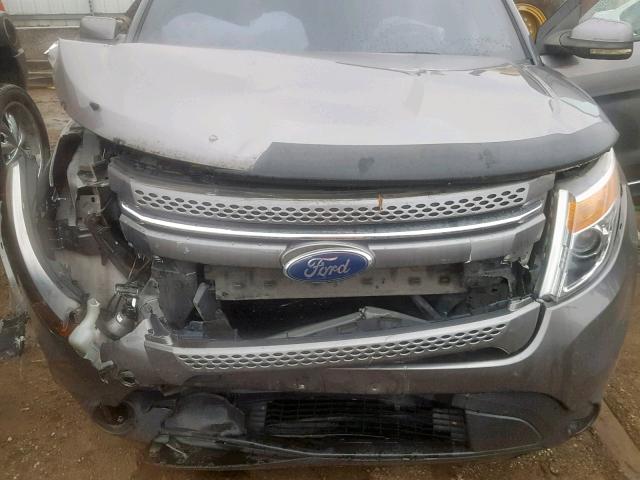 1FMHK7F89BGA49917 - 2011 FORD EXPLORER L GRAY photo 7