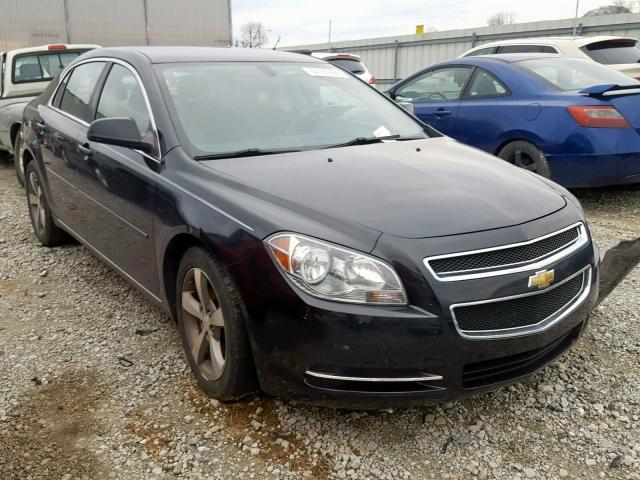 1G1ZC5EU8BF192459 - 2011 CHEVROLET MALIBU 1LT BLACK photo 1