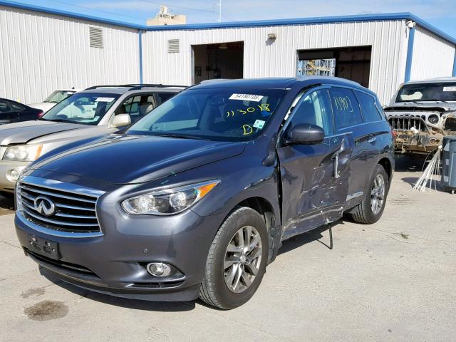 5N1AL0MMXDC329930 - 2013 INFINITI JX35 BASE BLACK photo 2