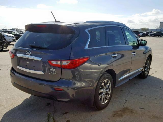 5N1AL0MMXDC329930 - 2013 INFINITI JX35 BASE BLACK photo 4