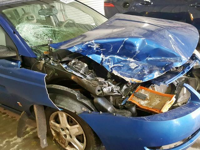 1G8AJ55F86Z101619 - 2006 SATURN ION LEVEL BLUE photo 9