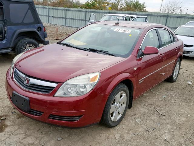 1G8ZR57527F287676 - 2007 SATURN AURA GREEN MAROON photo 2