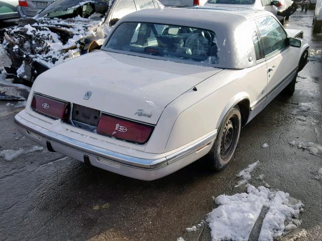 1G4EZ13C6LU416196 - 1990 BUICK RIVIERA WHITE photo 4