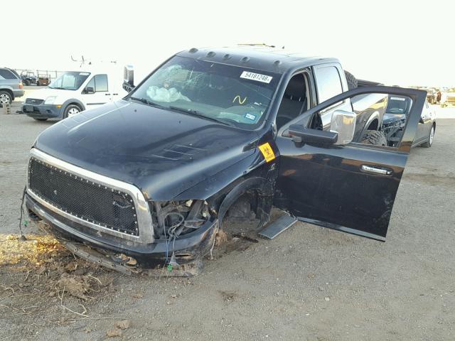 3C6UD5FL4CG222598 - 2012 DODGE RAM 2500 L BLACK photo 2