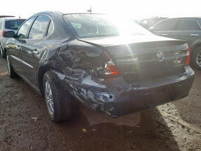 2G4WD582481355430 - 2008 BUICK LACROSSE C GRAY photo 3