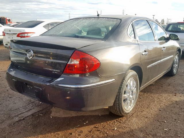 2G4WD582481355430 - 2008 BUICK LACROSSE C GRAY photo 4