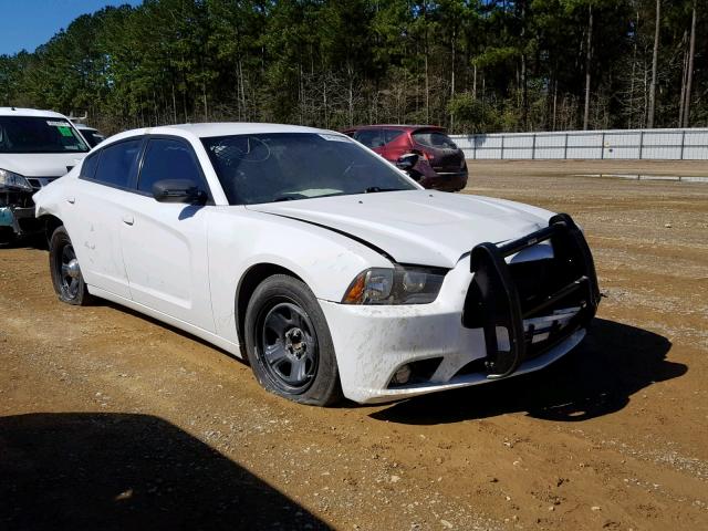 2C3CDXAT6CH304991 - 2012 DODGE CHARGER PO WHITE photo 1