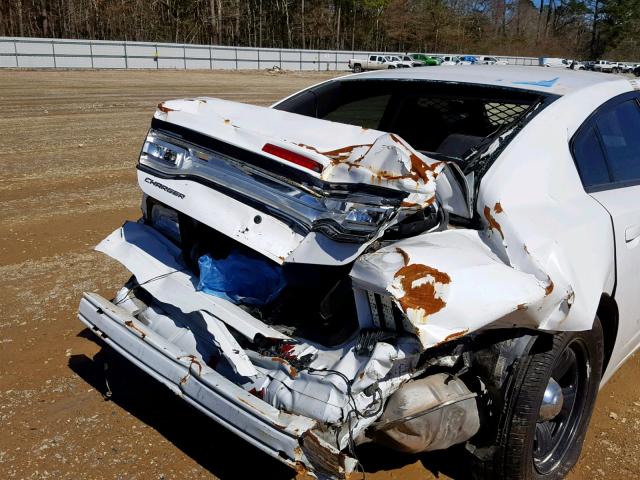 2C3CDXAT6CH304991 - 2012 DODGE CHARGER PO WHITE photo 9