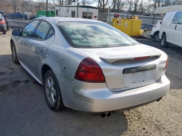 2G2WS522651266770 - 2005 PONTIAC GRAND PRIX SILVER photo 3